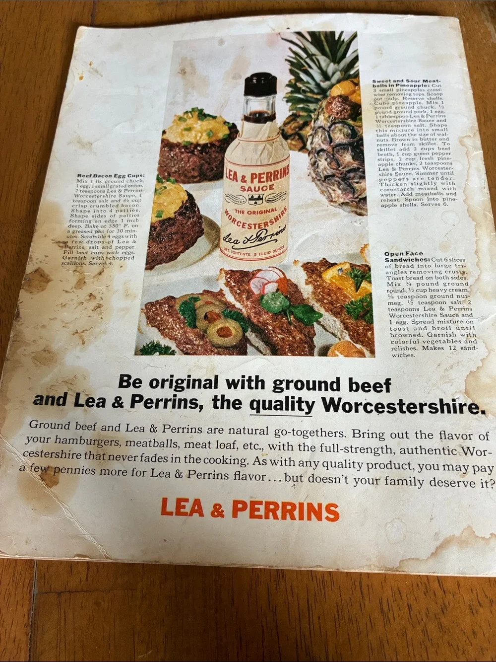 Great Ground-Beef Recipes Cookbook - Vintage Family Circle cookbook from 1965